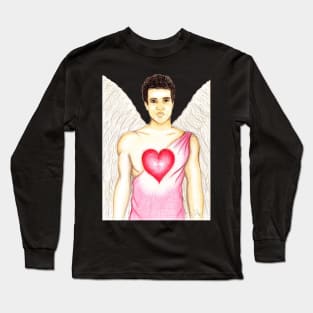 The love of Archangel Chamuel- Yellow Long Sleeve T-Shirt